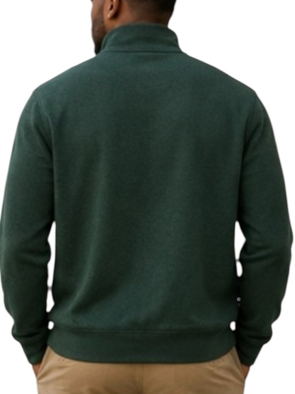 Polo Ralph Lauren Half-Zip French Rib Sweater Forest Green XXL Men’s Pullover - Picture 2 of 12